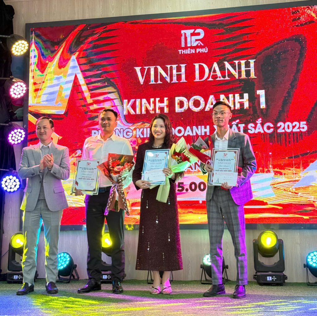 Vinh danh: Các phòng kinh doanh có doanh thu cao nhất 2025